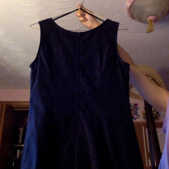 Dark blue pencil dress with snakeskin pattern - Picture 2 of 4